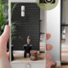 Origin Wallcoverings tapeet graafilised kolmnurgad - must ja kuld