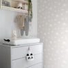 Origin Wallcoverings tapeet loomad läikiv soe hall
