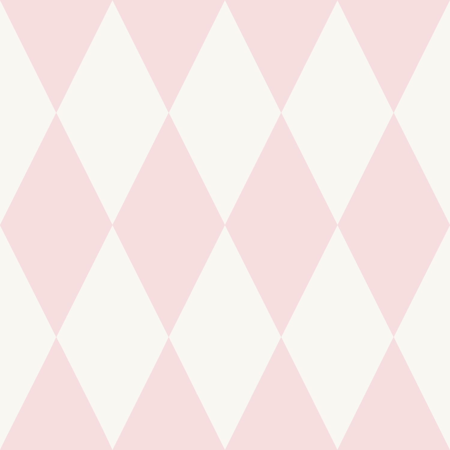 Origin Wallcoverings tapeet rombimotiiv - läikiv roosa ja valge