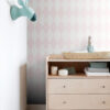 Origin Wallcoverings tapeet rombimotiiv - läikiv roosa ja valge