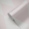 Origin Wallcoverings tapeet rombimotiiv - läikiv roosa ja valge