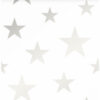 Origin Wallcoverings tapeet tähed mattvalge ja läikivhõbedane
