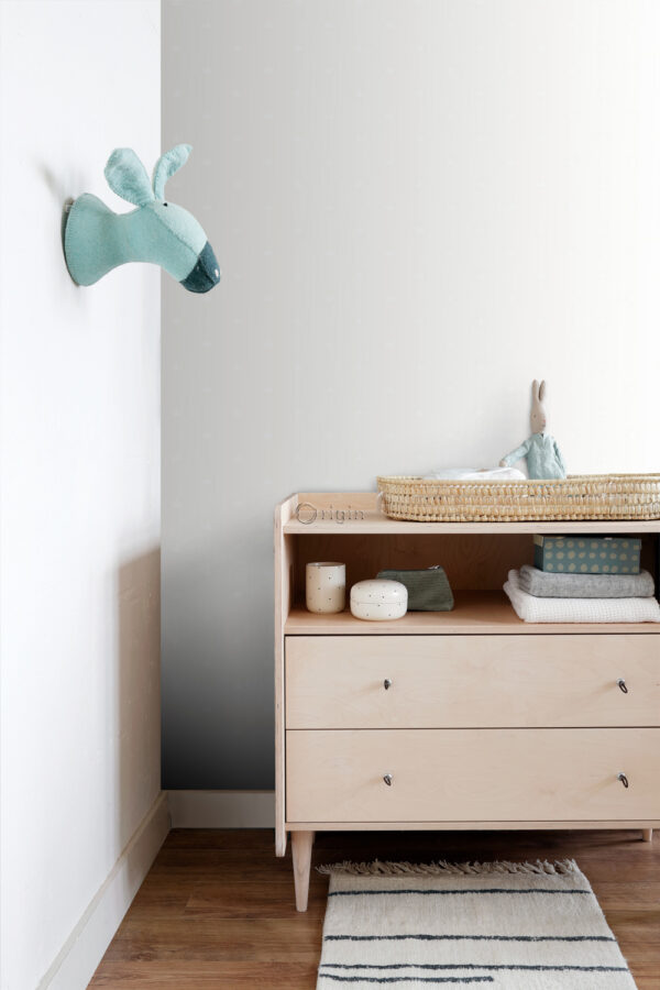 Origin Wallcoverings tapeet väikesed kroonid - soe hall ja valge