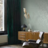 Origin Wallcoverings tapeet palmilehed - hallikasroheline