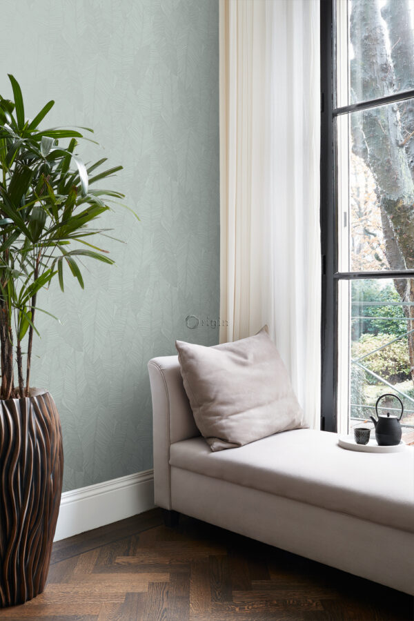 Origin Wallcoverings tapeet lehed helesinine