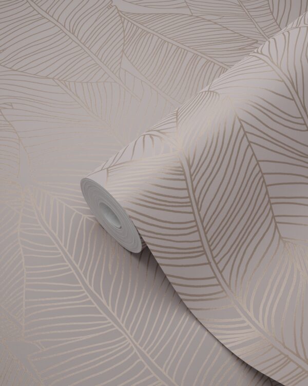 Origin Wallcoverings lehtede tapeet - antiikroosa