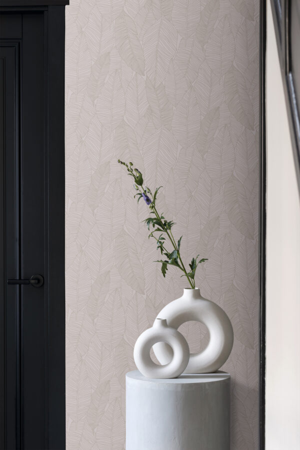 Origin Wallcoverings lehtede tapeet - antiikroosa
