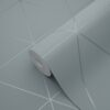Origin Wallcoverings tapeet graafilised kolmnurgad - hall ja vintage sinine