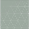 Origin Wallcoverings graafilised kolmnurgad tapeet - hallikasroheline