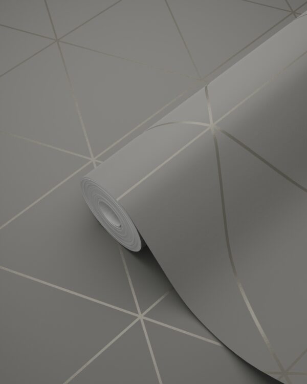 Origin Wallcoverings tapeet graafilised kolmnurgad soe hall