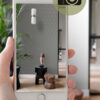 Origin Wallcoverings tapeet graafilised kolmnurgad soe hall