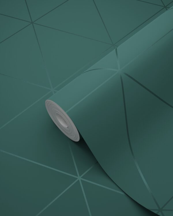 Origin Wallcoverings tapeet graafilised kolmnurgad - roheline