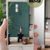 Origin Wallcoverings tapeet graafilised kolmnurgad - roheline
