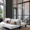 Origin Wallcoverings graafilised jooned tapeet - must ja kuld