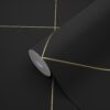 Origin Wallcoverings graafilised jooned tapeet - must ja kuld