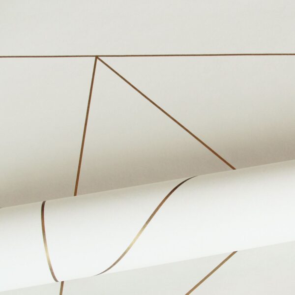 Origin Wallcoverings tapeet graafilised jooned - beež ja kuld