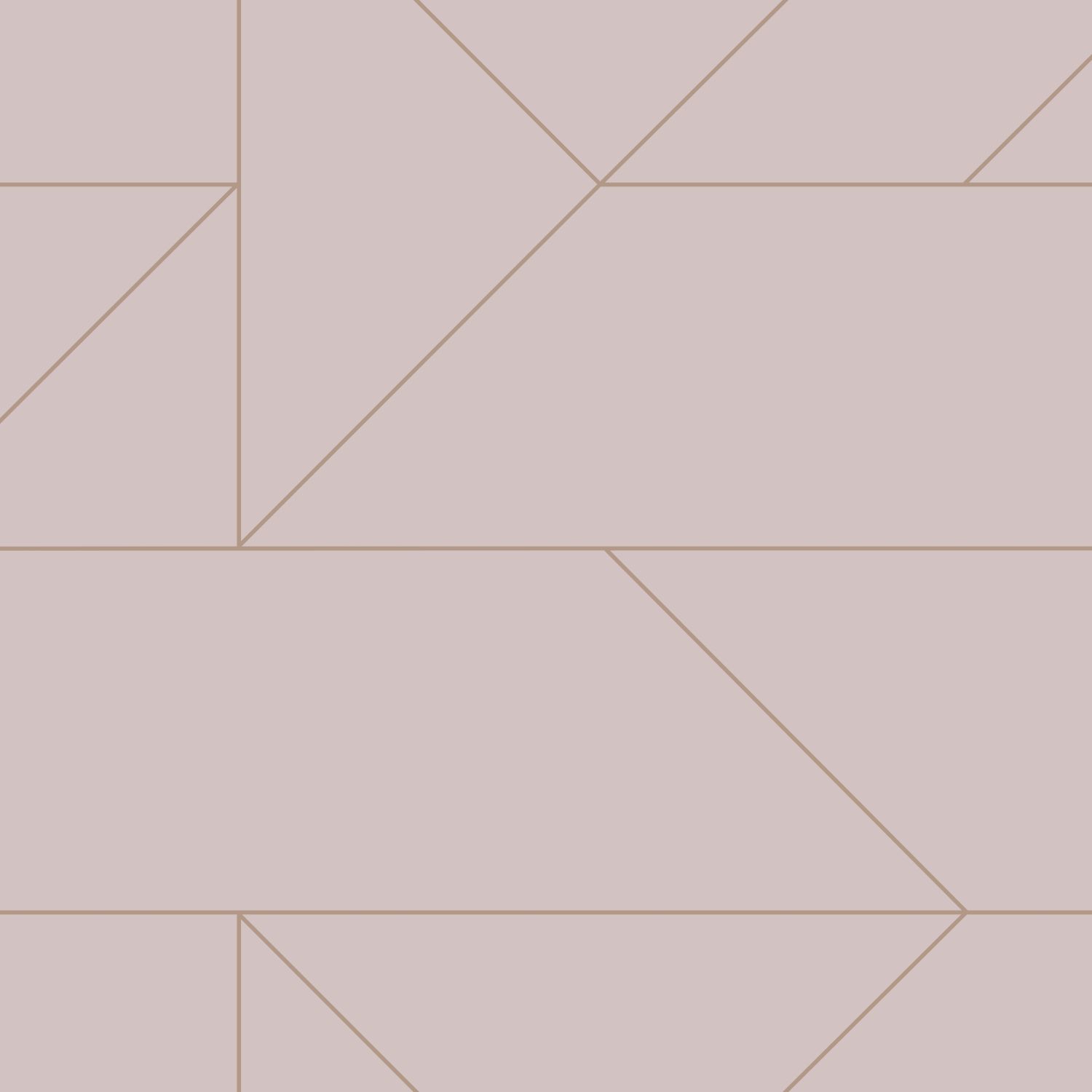 Origin Wallcoverings graafilised jooned tapeet - antiikroosa ja kuld