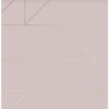 Origin Wallcoverings graafilised jooned tapeet - antiikroosa ja kuld