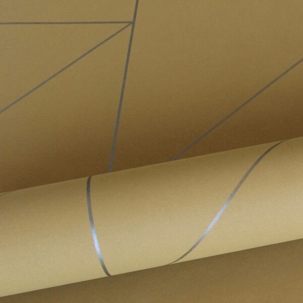 Origin Wallcoverings tapeet graafilised jooned - sinepikollane