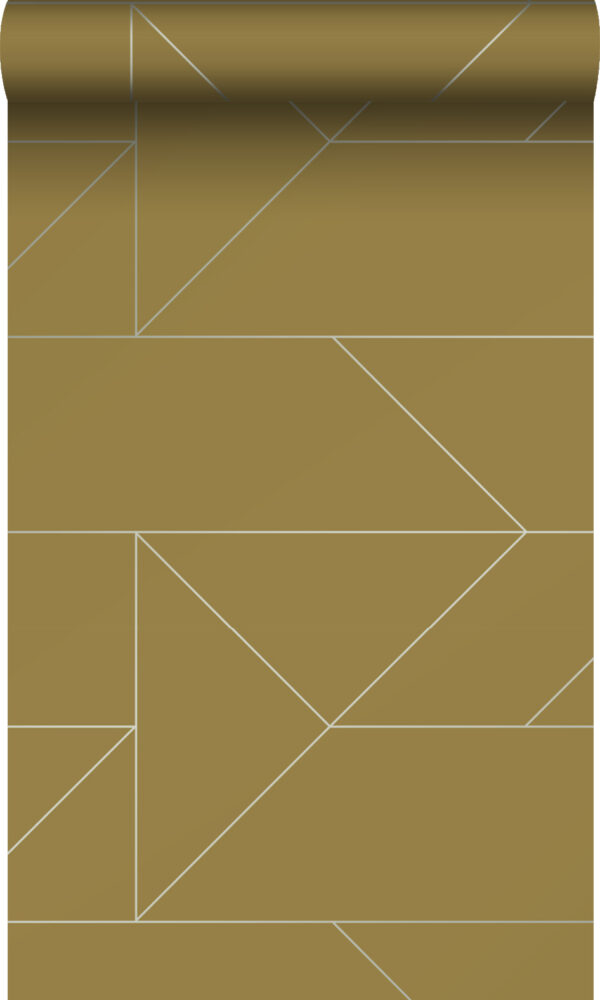 Origin Wallcoverings tapeet graafilised jooned - sinepikollane