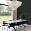 Origin Wallcoverings graafilised jooned tapeet - must ja kuld