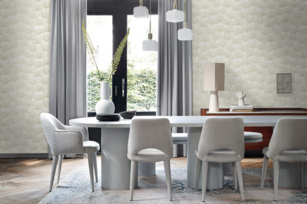 Origin Wallcoverings tapeet ginkgo lehed - beež ja kuld