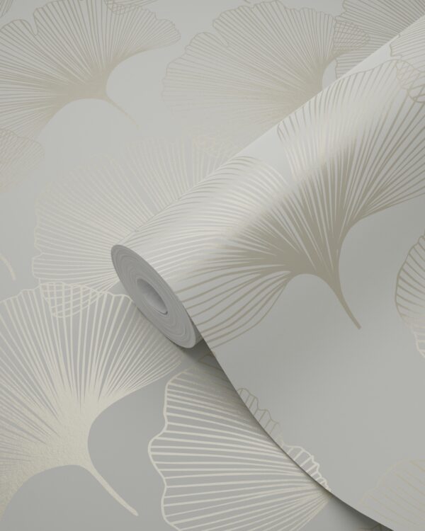 Origin Wallcoverings tapeet ginkgo lehed - beež ja kuld