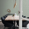 Origin Wallcoverings tapeet ginkgo lehed - salvei roheline