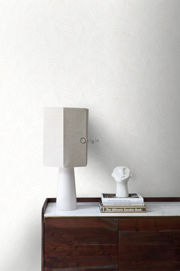 Origin Wallcoverings tapeet palmilehed - valge