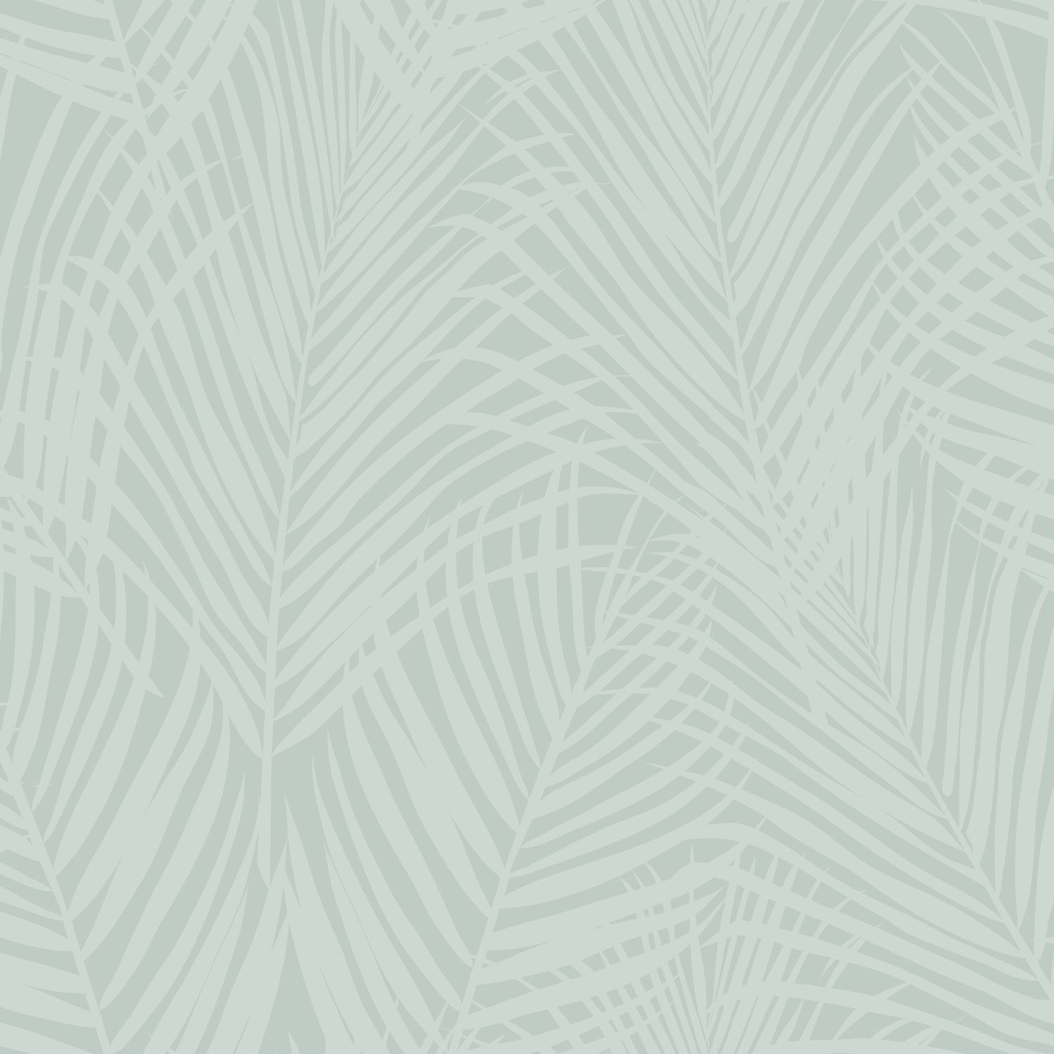 Origin Wallcoverings tapeet palmilehed - seladonroheline