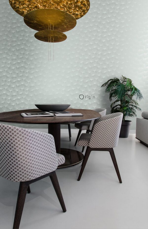Origin Wallcoverings tapeet ginkgo lehed - celadonroheline