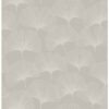 Origin Wallcoverings tapeet ginkgo lehed - läikiv soe hall