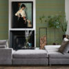 Origin Wallcoverings kootud struktuuriga tapeet - sammalroheline degradeeruv