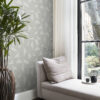 Origin Wallcoverings tapeet graafiline motiiv kootud struktuur - helehall