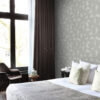 Origin Wallcoverings tapeet graafiline motiiv kootud struktuur - helehall