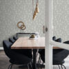 Origin Wallcoverings tapeet graafiline motiiv kootud struktuur - helehall