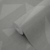 Origin Wallcoverings tapeet graafiline motiiv kootud struktuur - helehall