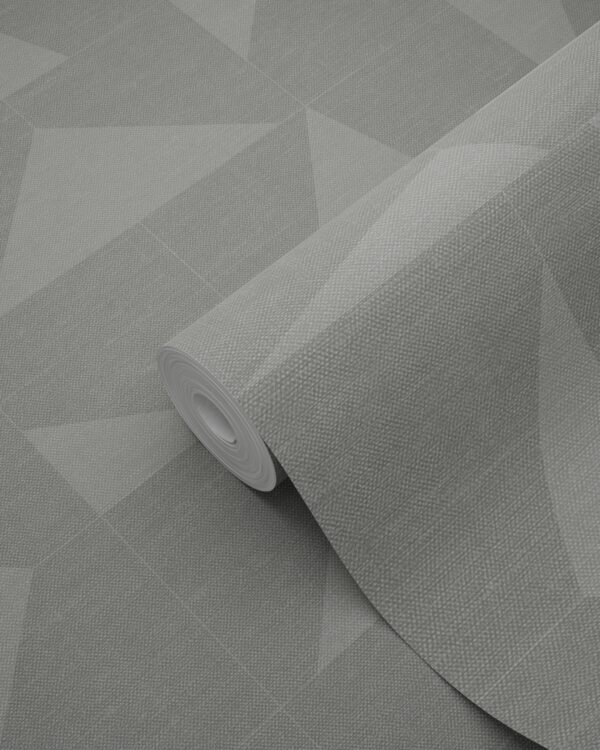 Origin Wallcoverings tapeet graafiline motiiv kootud struktuur - helehall