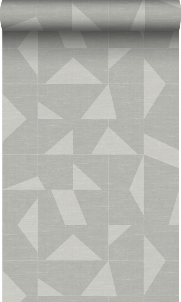 Origin Wallcoverings tapeet graafiline motiiv kootud struktuur - helehall