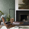 Origin Wallcoverings tapeet graafiline motiiv kootud struktuur - roheline
