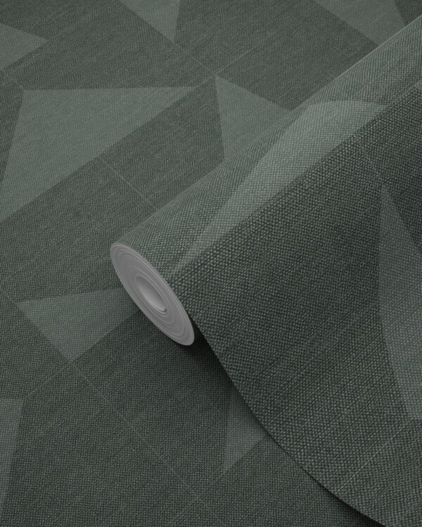 Origin Wallcoverings tapeet graafiline motiiv kootud struktuur - roheline