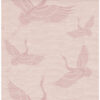 Origin Wallcoverings tapeet kraanlinnud - antiikroosa