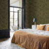 Origin Wallcoverings tapeet kraanlinnud - sinepikollane