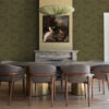 Origin Wallcoverings tapeet kraanlinnud - sinepikollane