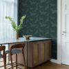 Origin Wallcoverings tapeet kraanlinnud - sinakasroheline