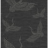 Origin Wallcoverings tapeet kraanlinnud - tumehall