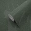 Origin Wallcoverings lehtede tapeet kootud struktuuriga - roheline