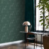 Origin Wallcoverings lehtedega tapeet - mere roheline
