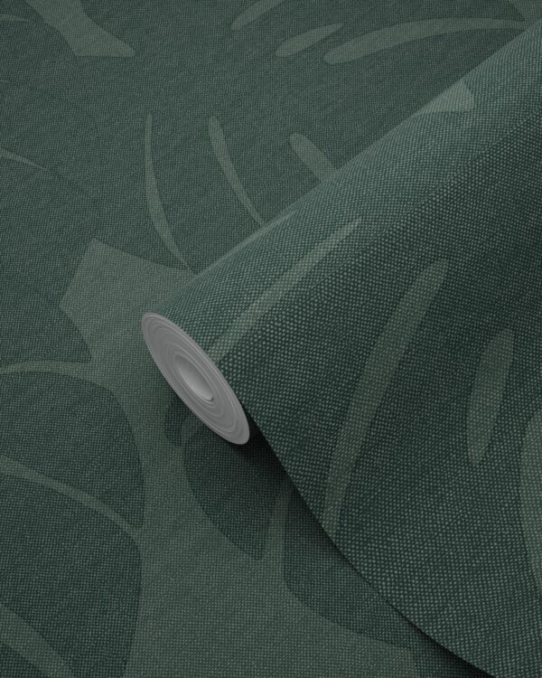 Origin Wallcoverings lehtedega tapeet - mere roheline