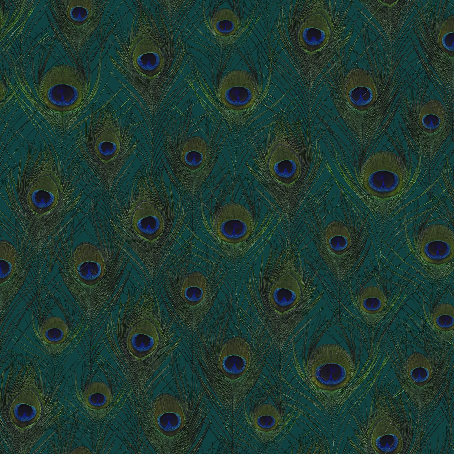 Origin Wallcoverings tapeet paabulinnu suled - mere roheline